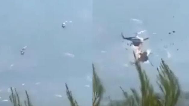 Pilotos morrem após colisão entre helicópteros durante combate a incêndio na Grécia
