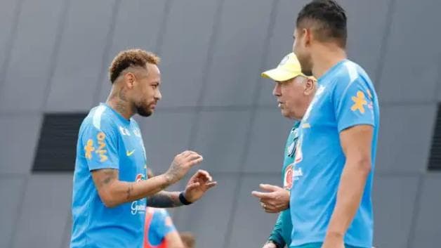 Neymar celebra retorno aos treinos da Seleção Brasileira e projeta estreia na Copa