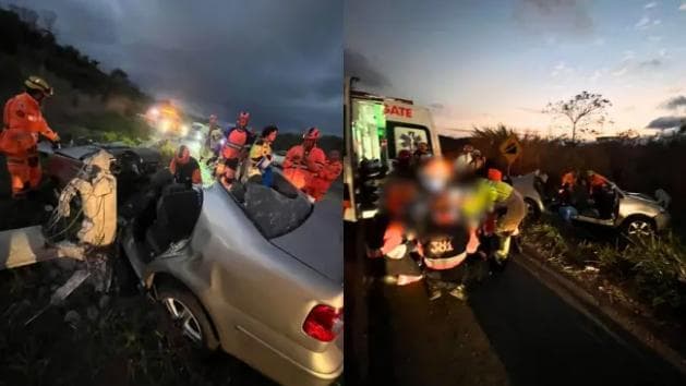 Tenente-coronel da PM fica gravemente ferido após acidente na BR-381, em Sabará