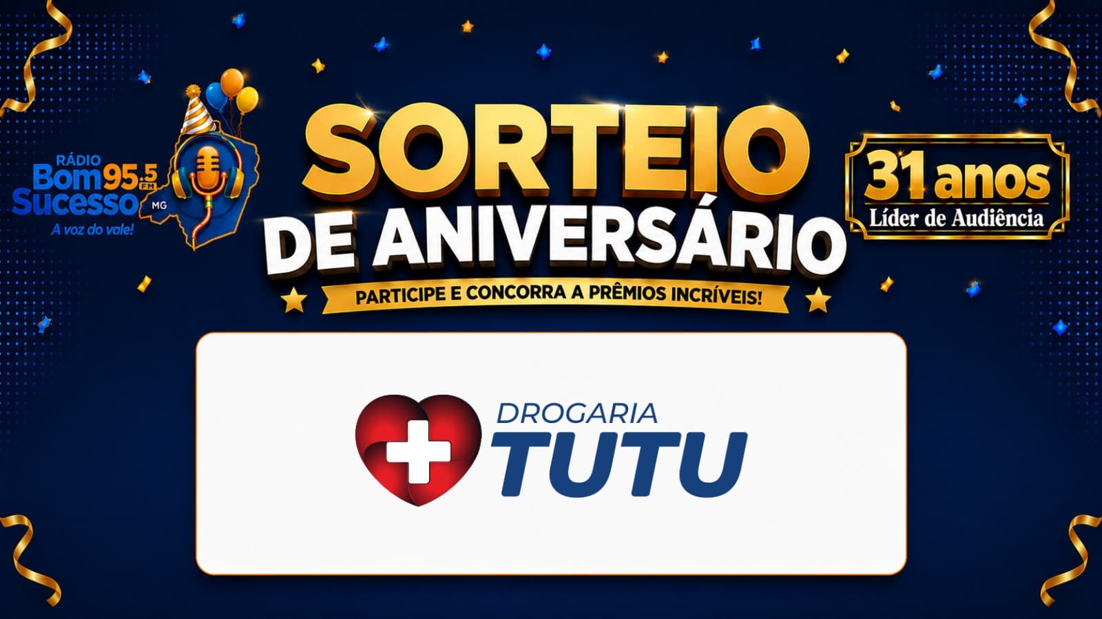 Sorteio 36 - Drogaria Tutu