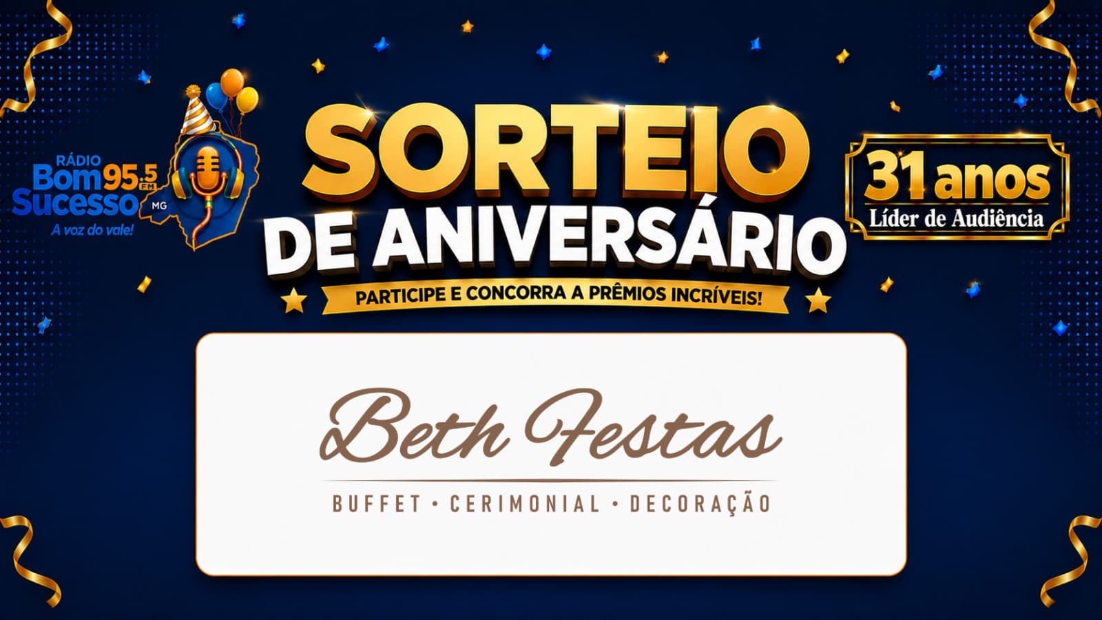 Sorteio 35 - Beth Festas