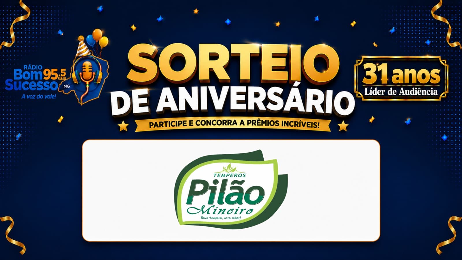 Sorteio 44 - Temperos Pilão